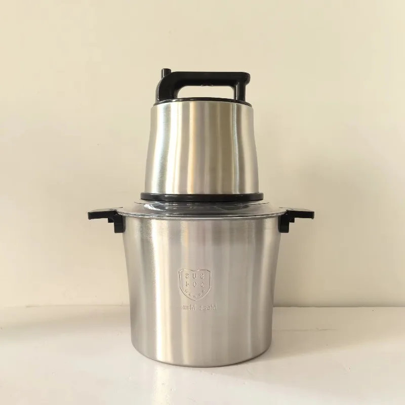 

6L Small Household Electric Machine Multi-Functional Meat and Vegetable Grinder with Stainless Steel Mixing Bowl