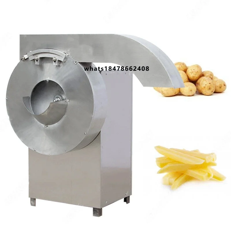 Potato Machine Cutting French Fries Machine to Make Potato Chips Small Scale Potato Chips Making Machine