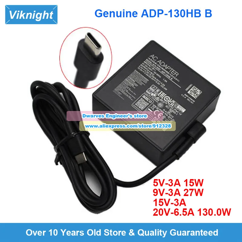 

Оригинальный адаптер переменного тока ADP-130HB B A20-100P1A A21-090P2A A19-065N3A для ASUS ROG X2023 Z13 RTX4060 ZENBOOK 14 14X ZEPHYRUS M15 UX340