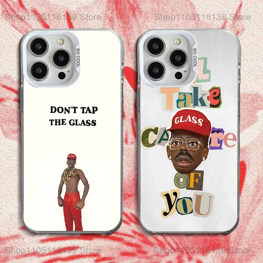 

Don t Tap the Glass T-Tyler Phone Case For iPhone 16,15,14,13,12,11,Pro,XS,Max,Plus,Mini,SE White Candy Matte Shockproof Cover