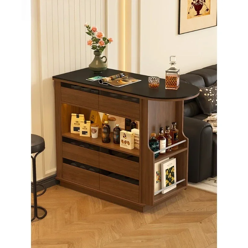 Integrated household living room sofa partition dining side cabinet small apartment
