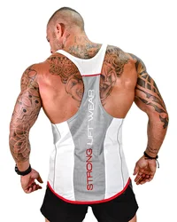 Bodybuilding Tank Tops Men Gym Workout Fitness sleeveless shirt Male Summer Cotton Undershirt Casual Singlet Vest Brand Clothing