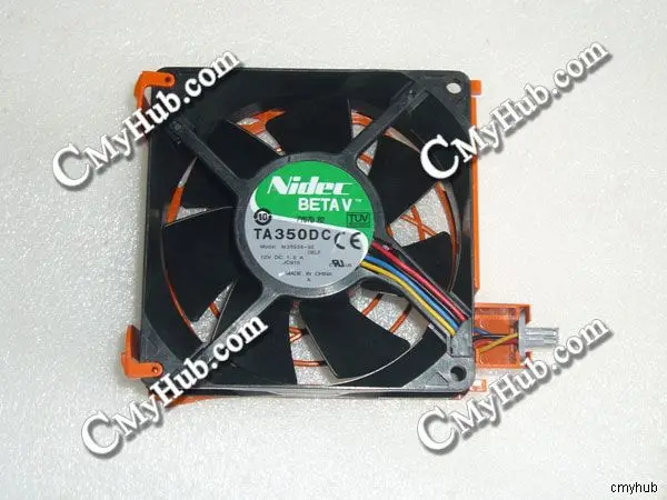 4-контактный 4-проводной охлаждающий вентилятор для Dell Poweredge PE1900 PE2900 C9857 JC915 Nidec TA350DC M35556 35 DC12V 1A