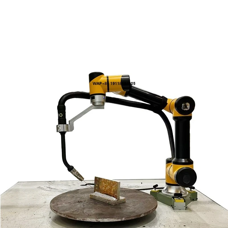 New 6 Axis Gas Automatic Industrial Robotic Arm Welding Robot with Stainless Steel Construction