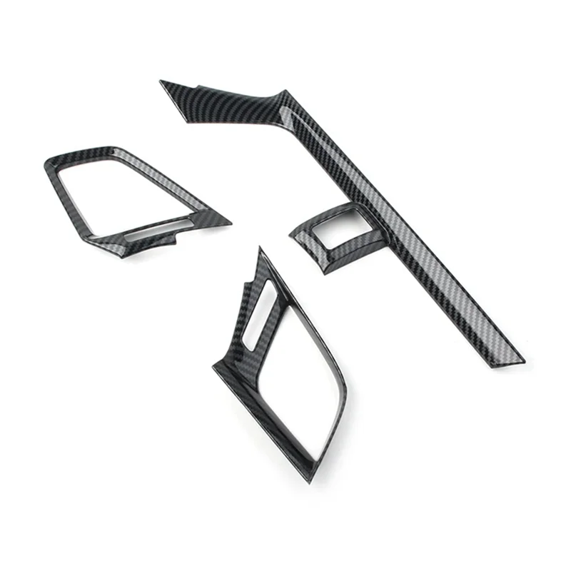 بقوة السيارة الداخلية لوحة القيادة غطاء فتحة التهوية لهوندا سيفيك 10Th 2016-2021 تنفيس الهواء الإطار الداخلي الزخرفية ملصق B جزء