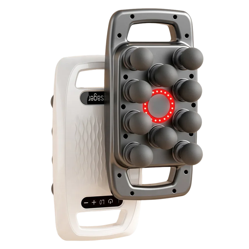 

2025 Professional Portable 10 Head Massage Full Body Deep Tissue Fascia Rear Neck Massage Machine 9 Speed Class