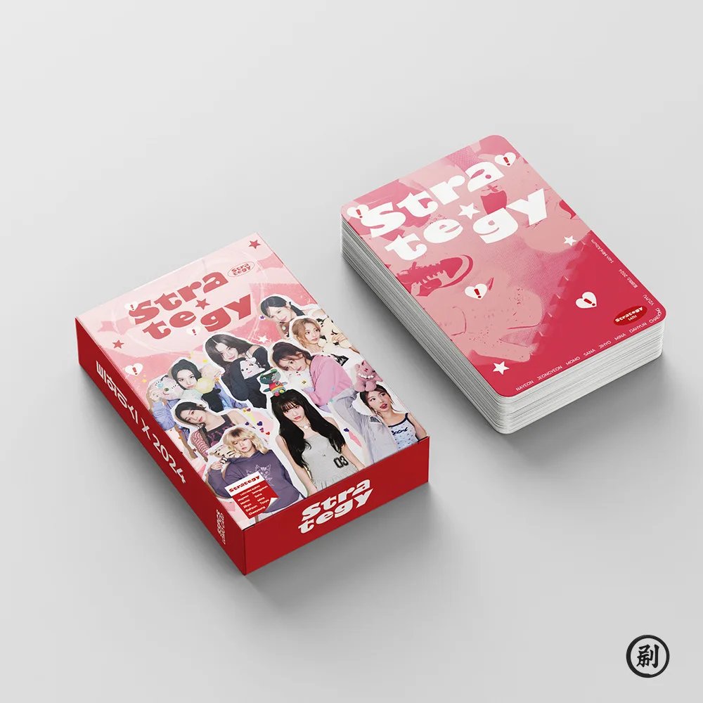 ชุดการ์ดโฮโลแกรม STRATEGY อัลบั้มที่ 14 ของวง TW จำนวน 55 ชิ้น - การ์ด LOMO ของสะสมไอดอลเกาหลี ของขวัญสำหรับแฟนคลับ
