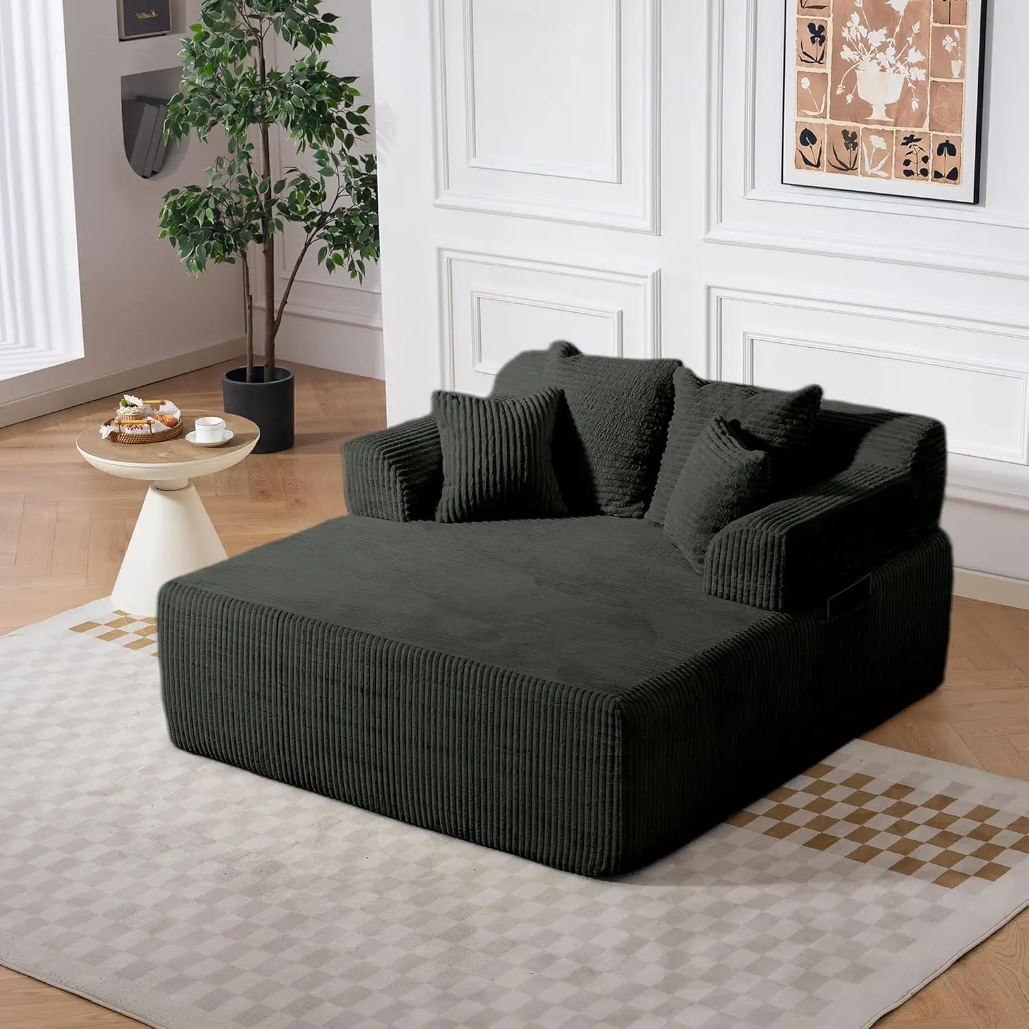 58" Chaise Lounge C…