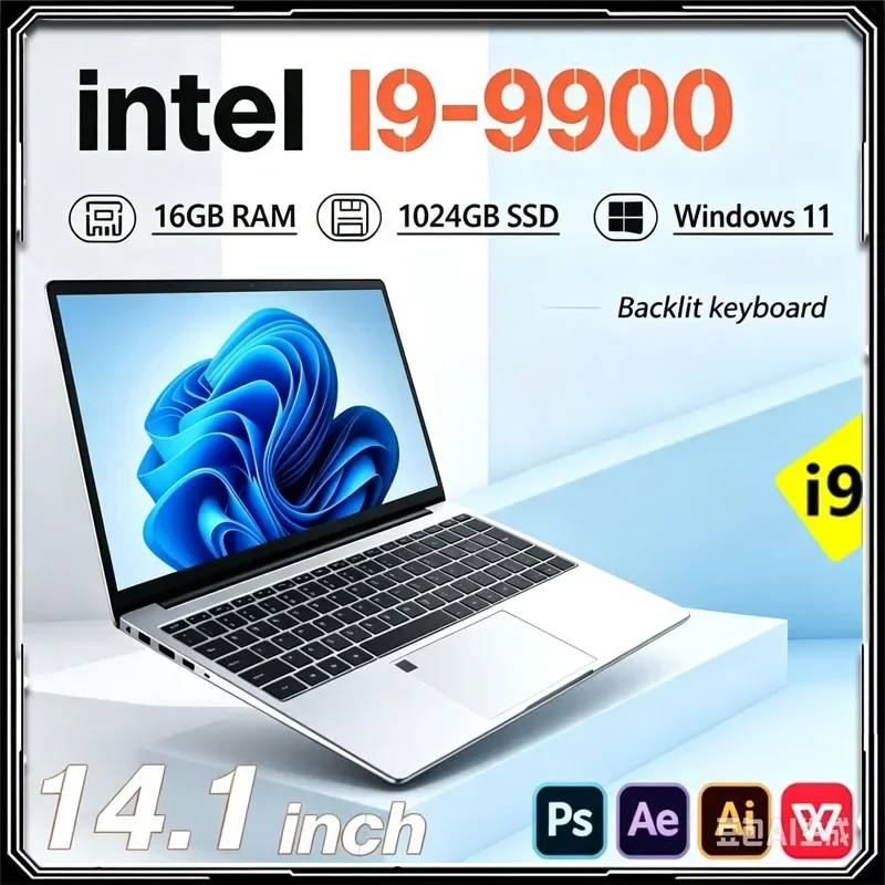 2026 Intel Core I9 9900 1TB/2TB SSD Laptop 14.1