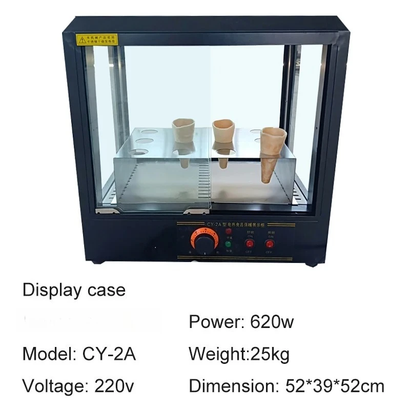 Full Automatic Pizza Cone Making Machine Pizza cone display cabinet
