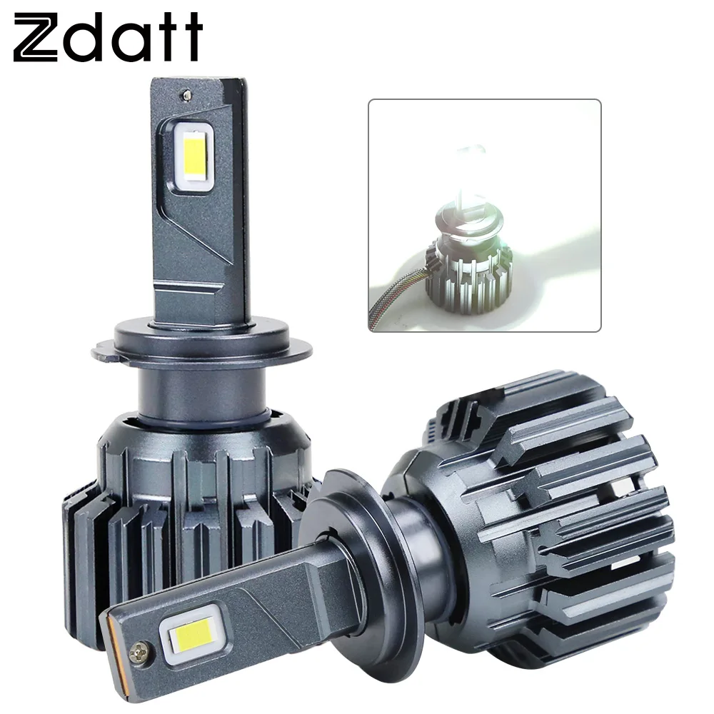 

Zdatt Car Bulbs H1 H4 H7 H8 H9 H11 HB3 9005 9006 HB4 Led Canbus Headlights 120W 6500K 12V Fog Lights Super Bright Auto Lamp