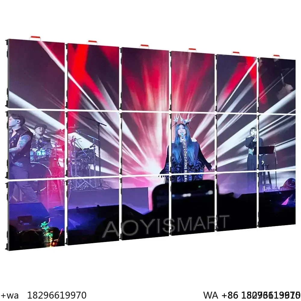 

P2.604 Rental LED Stage Display Seamless Curved Installation Ultra-slim HDR Smooth Visuals