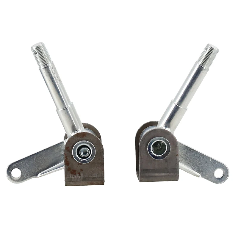 1Pair Karting Front Wheel Knuckle Spindle Wheel Hub Fit For DIY China 110cc 168 200F Go Kart Buggy ATV UTV Quad Bike Parts