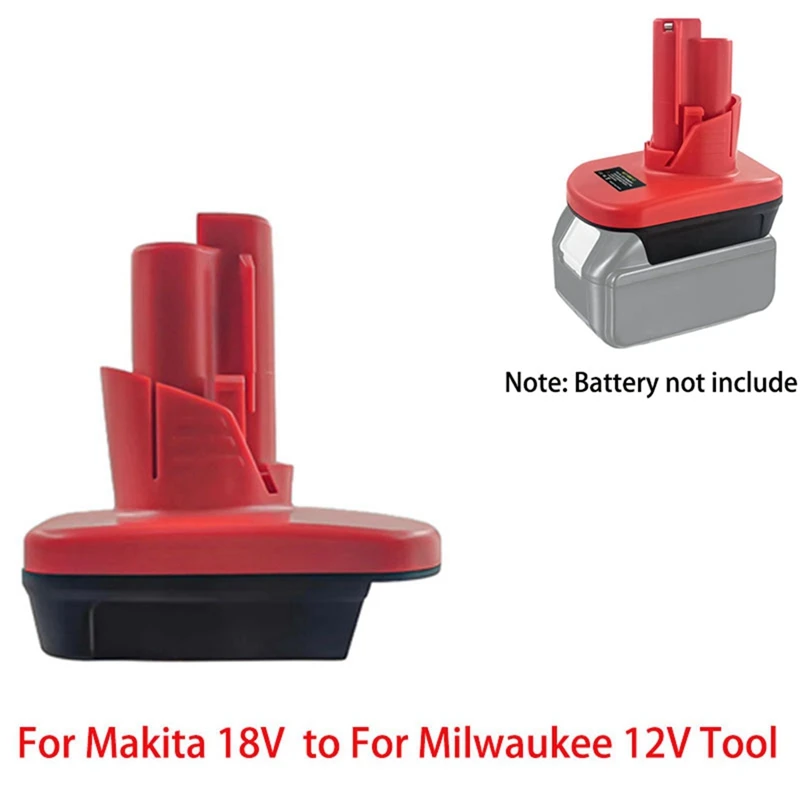 MT18M12 Battery Adapter For  18V Li- Battery Convert To For Milwaukee 12V Cordless Power Tools Easy To Use Easy Install