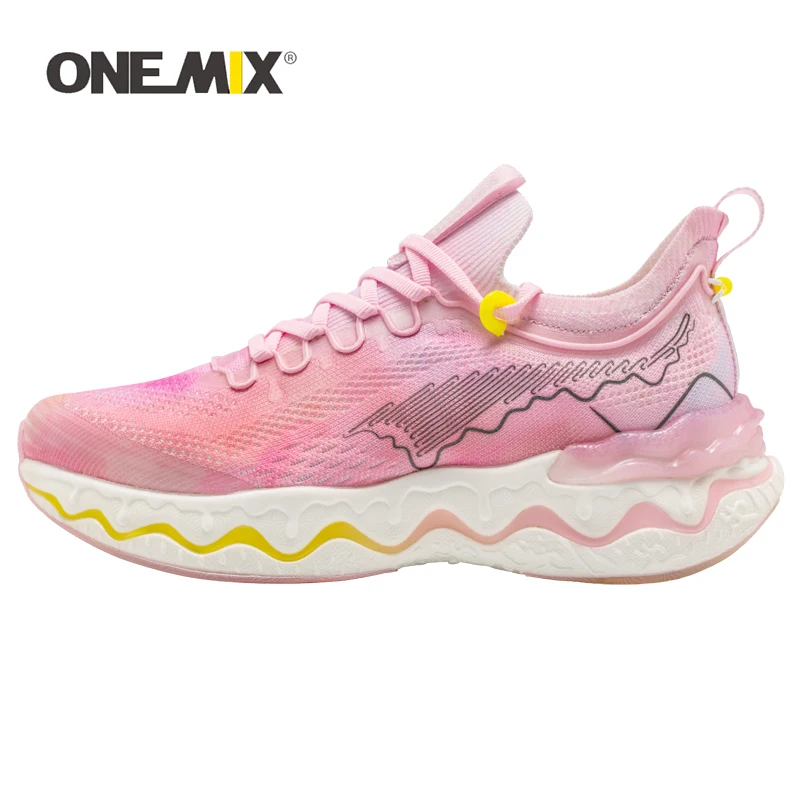 

ONEMIX 2024 New Arrival O-Resilio CreamMix Road Running Shoes Lightweight Cushioning Long Distance Men Training Outdoor Sneakers