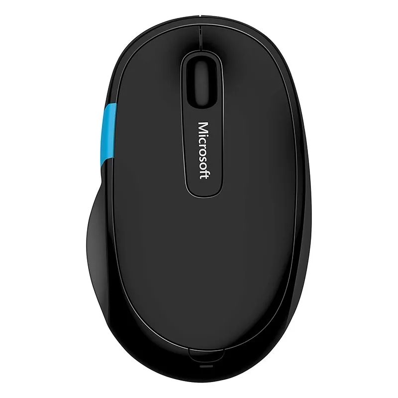 Sculpt Slide Mouse ปรับแต่งการเชื่อมต่อบลูทูธไร้สาย Blue Shadow ที่สะดวกสบาย 1,000dpi 3 ปุ่มสําหรับเมาส์สําหรับเล่นเกมในสํานักงาน