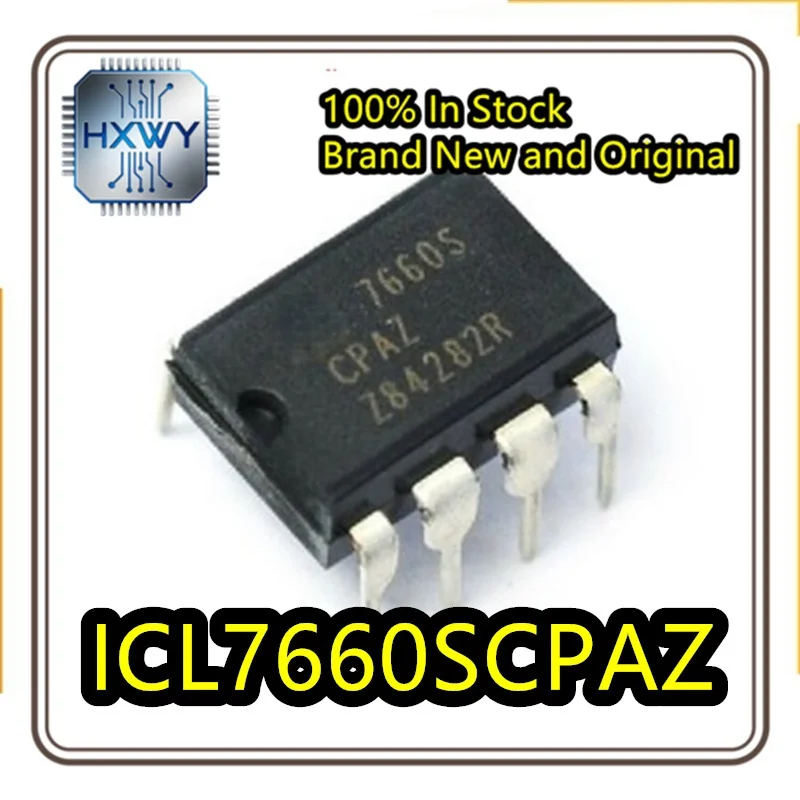 (5/20 pieces) ICL7660SCPAZ 7660SCPAZ DIP-8 Power Chip Voltage Converter Chip Brand New Original Stock Electronic IC