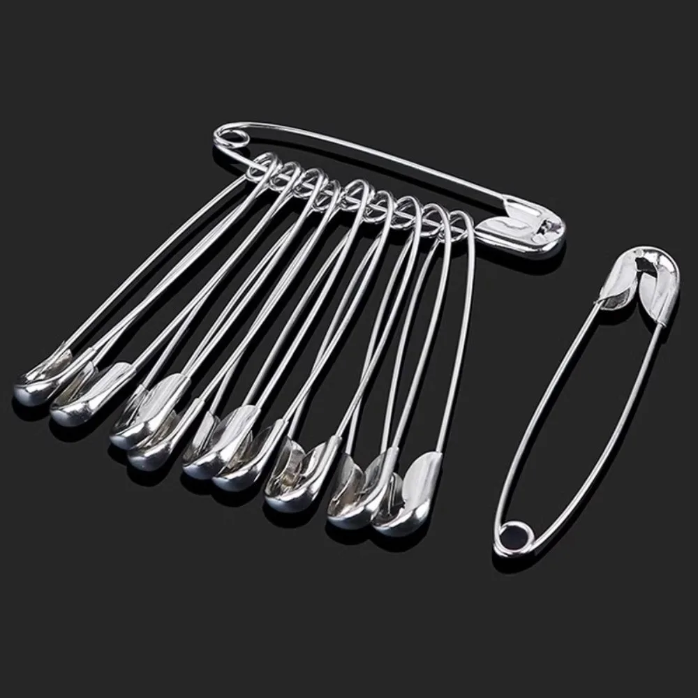 Durable Multi-Size Safety Pins Rust Proof High Hardness Large Safety Pin Thickened Clothing Tag Fasteners DIY