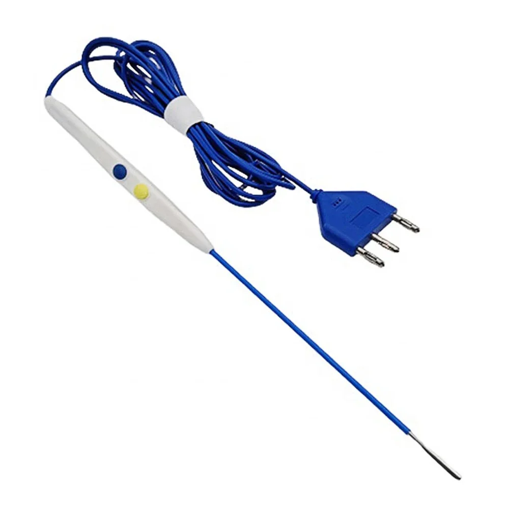 Telescopic Cautery Pencil Monopolar Electrosurgical Pencil Single-Use Hand Activated Touch Telescopic Blade Electrode