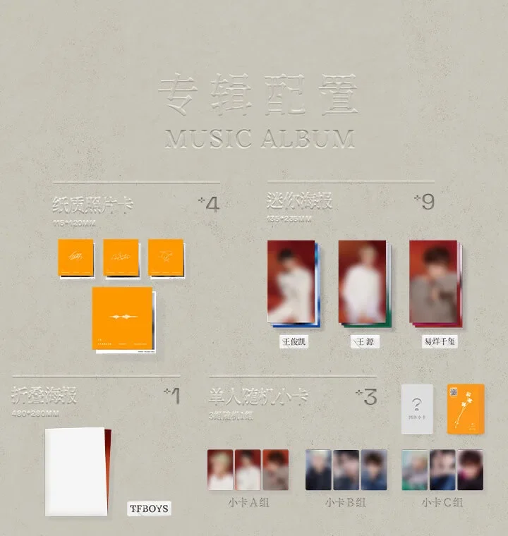 ألبوم فعلي للذكرى السنوية العاشرة ، حلقة ملصق CD ، وانج جونكاي ، وانج يوان ، يي يانغ كيانكسي ،