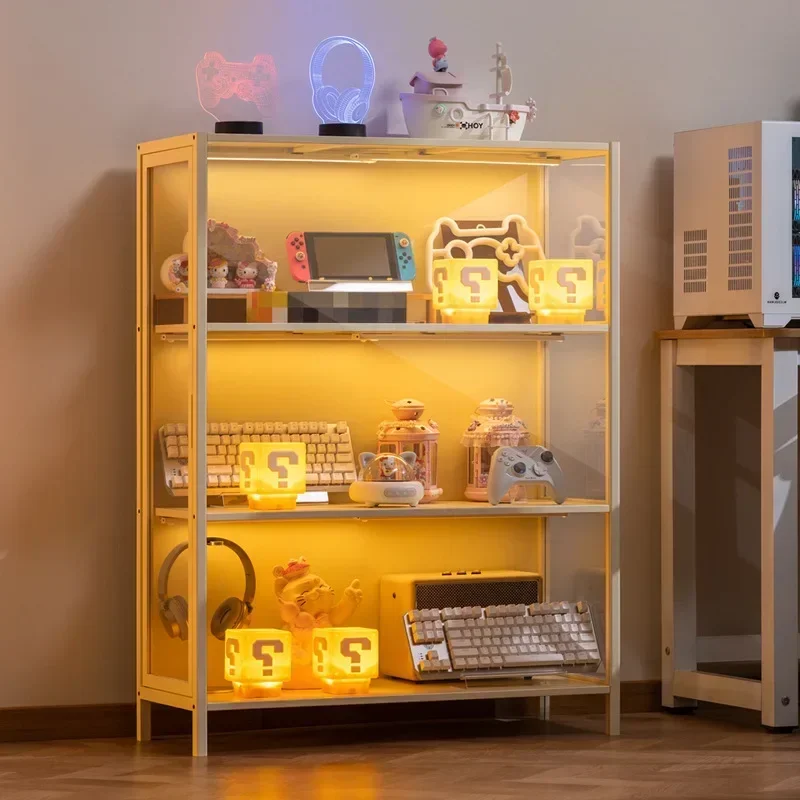Multi-functional Display Cabinet Ornament Home Display Cabinet Household Dust Collection Locker Storage Cabinet Product Shelf