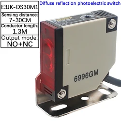 E3JK-DS30M1/2Photoelectric Switch DC24V AC220V 24V-220V Diffuse Reflection Infrared Switch Diffuse Reflective Sensor