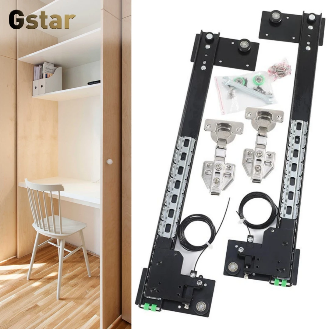 GSTARAM Various Specifications Cold Rolled Steel Pocket Door System Furniture Cabinet Cabinet Hidden Device Slide Rail Track