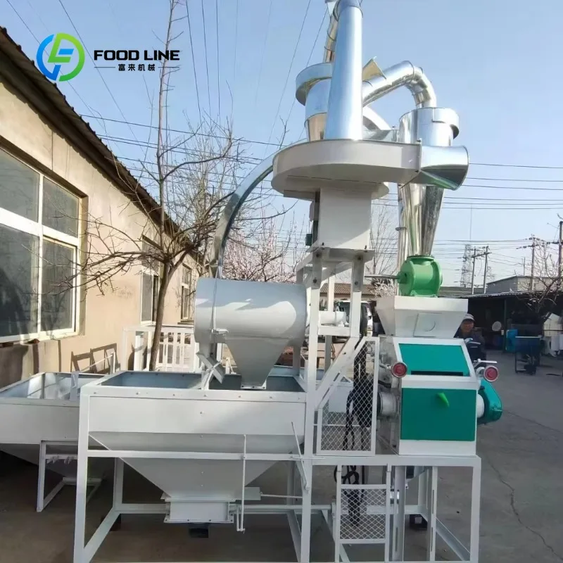 Customized Fully Automatic 10 Tons Commercial Maize Corn Flour Milling Machine White Corn Grits Grinding Production Line