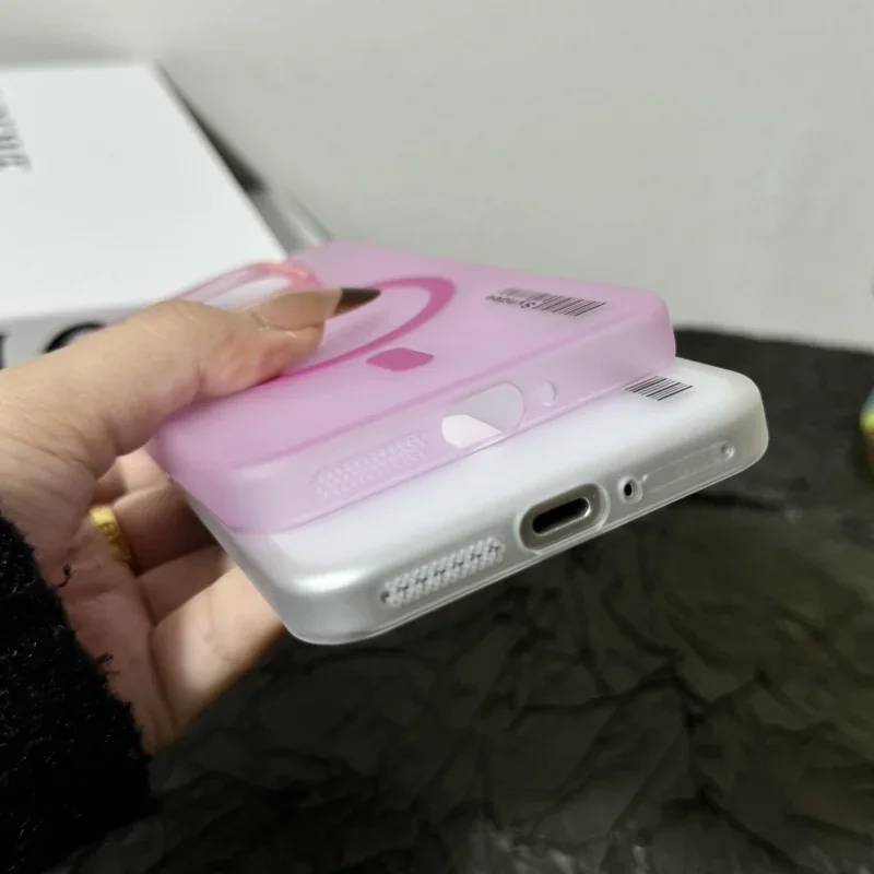 Luxury Matte Slim Clear Hard Wireless Charging Case For Xiaomi 15 14 Ultra 13 Pro Redmi K80 Pro For Magsafe Shockproof Cover