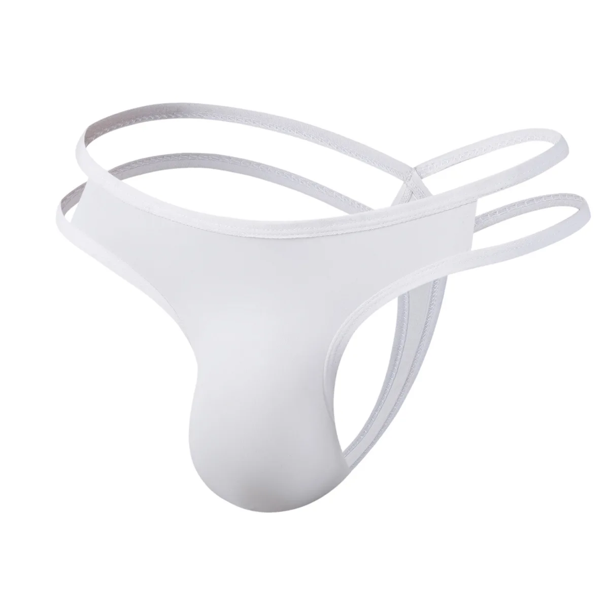 

Men's Sexy Low Waist Belt Cotton Underwear Jockstrap Men Breathable Lingerie Slip Hombre U Convex String Gay Party Thong