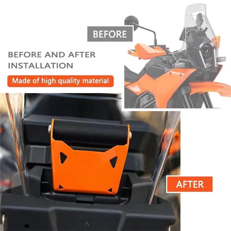 GPS Navigation Plate Stand Support Bracket For Motorcycle Accessories For 250 390 ADV 2025-Mounting Phone Holder