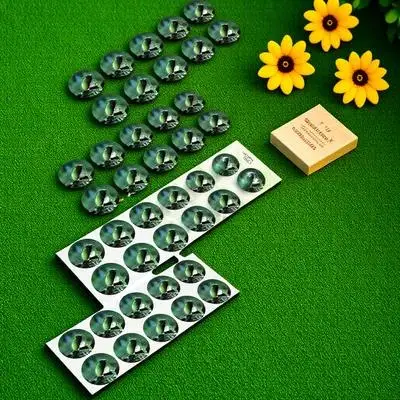 PVC Plant Grow Labels 5 Sheets – Waterproof, Strong Adhesive, Large Surface for Hydroponics, Seed & Pot Marking