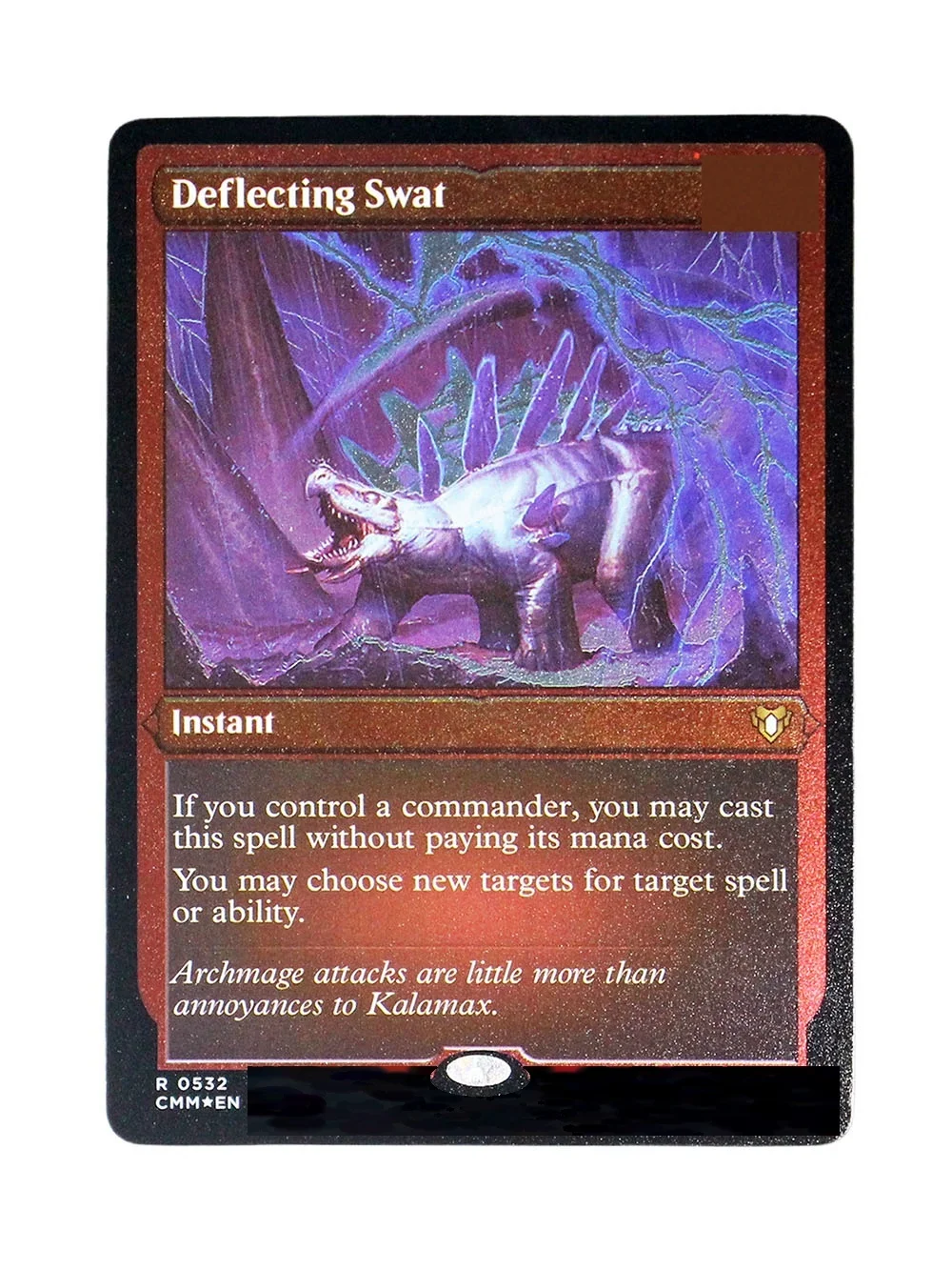 Silver Foil Deflecting Swat Fierce Guardianship TCG Proxy Cards Custom Top Quality Game Collection Trading Cards