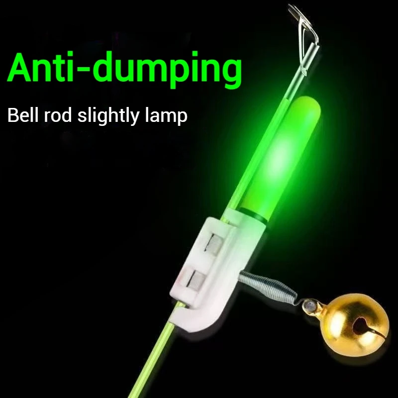 5 قطعة ضوء الصيد الإلكترونية عصا قضيب جرس مضيئة الصيد تعويم LED CR425 (بدون بطارية) USB تهمة الأسماك لدغة إنذار معالجة