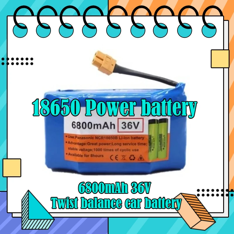 

Rechargeable Battery 36V 6800AH 10S2P Lithium Battery Pack 18650 Power Battery