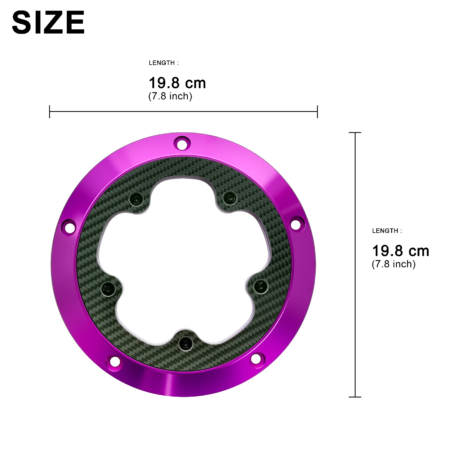 Aluminum Visible Derby Cover Clutch Cover with Carbon Fiber Colored for Harley Davidson Touring 2016-later Motorcycle Parts