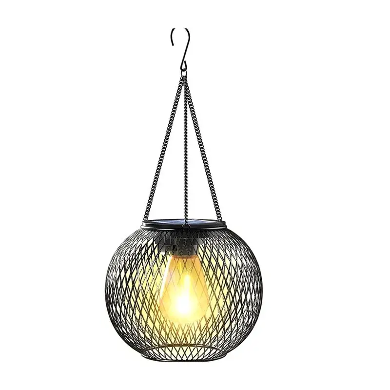 

AS63-Outdoor Solar Lantern Outdoor Lights Lanterns Waterproof Lanterns Garden Patio Party Decor B