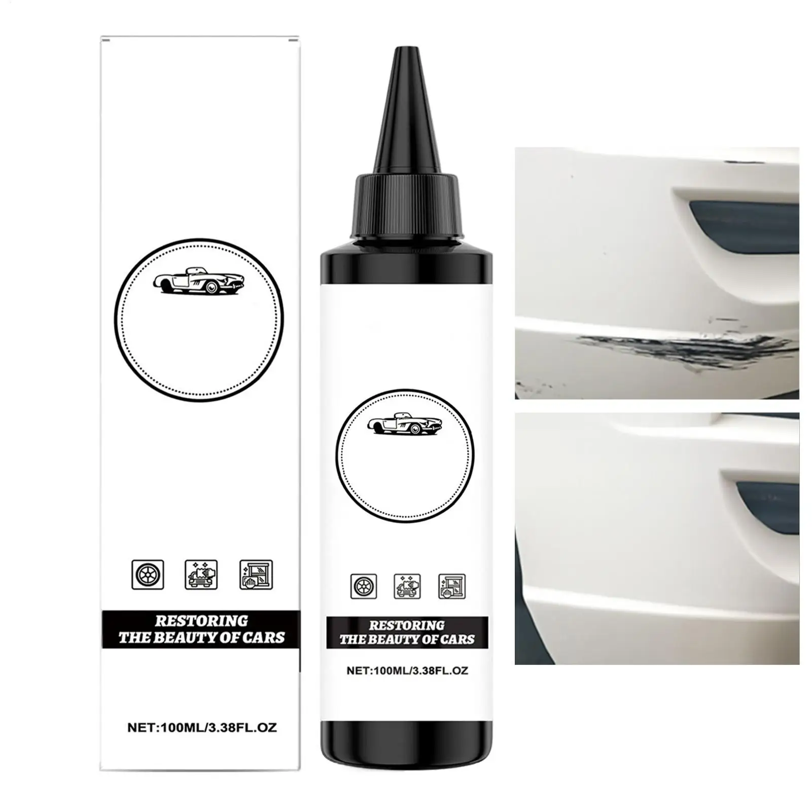 Shiny Car Paint Restorer Car Scratch Remover Long Last Up To 6 Months Restore Auto Paint Shine Nanos Grade Car Care Maintenance