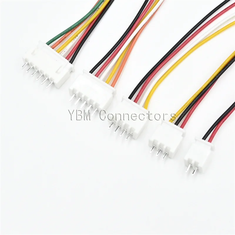 5Sets JST XH2.54 XH 2.54mm Wire Cable Connector 2/3/4/5/6/7/8 Pin Male and Female Plug Socket 10cm 20cm Wire Length 26AWG
