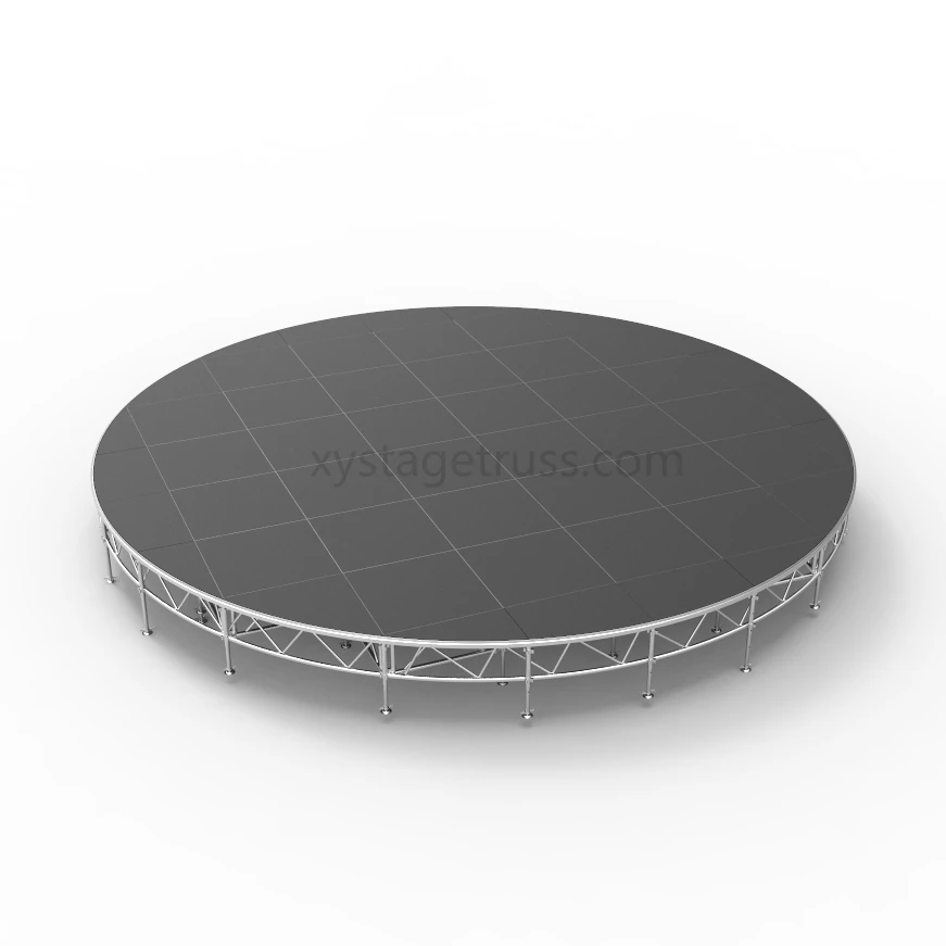 【Competitive Price】Cheap Outdoor Aluminum Circle Circular Round Portable Stage Platform For Wedding
