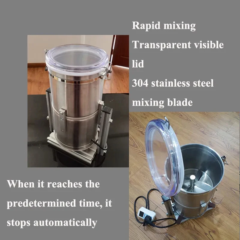 خلاط صغير بسعة 1-3 كجم للاستخدام في المختبر، آلة خلط جسيمات البودرة، خلاط توابل المطاعم السريع