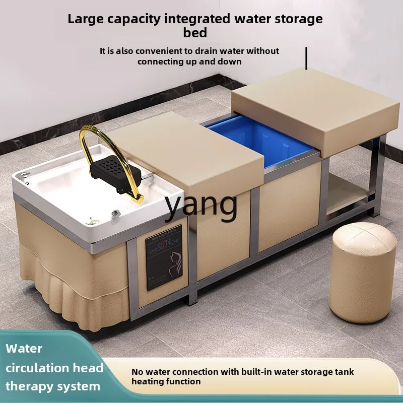 CX free connection up and down water storage shampoo bed water circulation fumigation barber shop beauty salon special