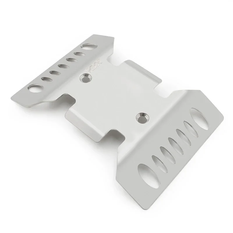 KYX Racing Stainless Steel Skid Plate Protector Chassis Guard Board Upgrades Parts for RC Crawler Car Axial SCX10 III AXI03007