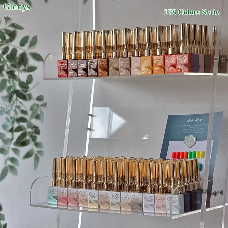 Glenys 178 pieces * 15ml nail polish glue All season universal immersion gel nail salon essential nail art varnish set wholesale