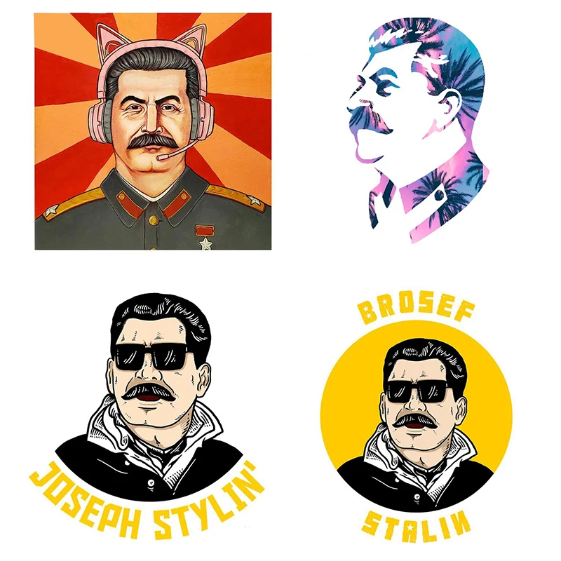 

V1770# USSR CCCP Russian Stalin Portrait Sticker on The Car Vinyl Decal Waterproof Decoration Car Stickers