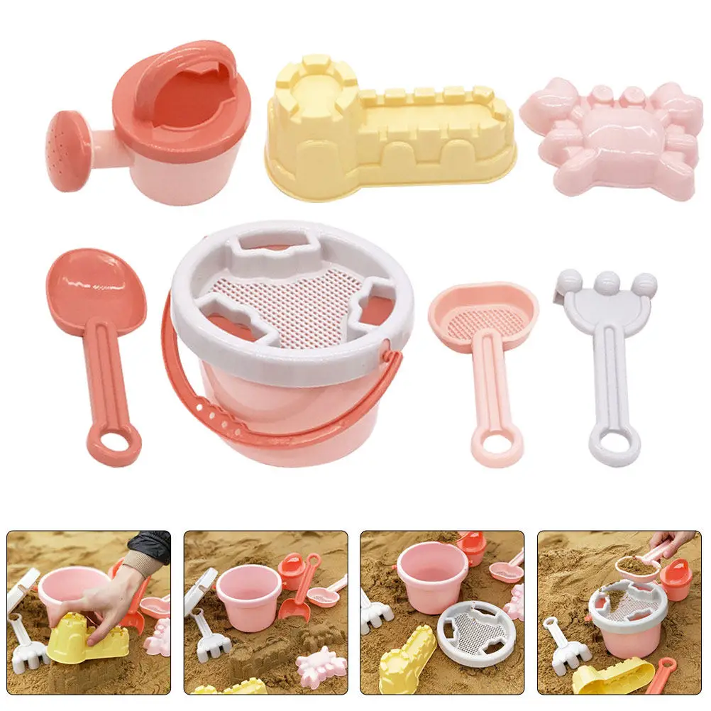 

1Set Sand Beach Play Kit Toddler Friendly Lightweight Safe Material for Kids 6-10 Enhances Imagination Outdoor Summer Fun Gift