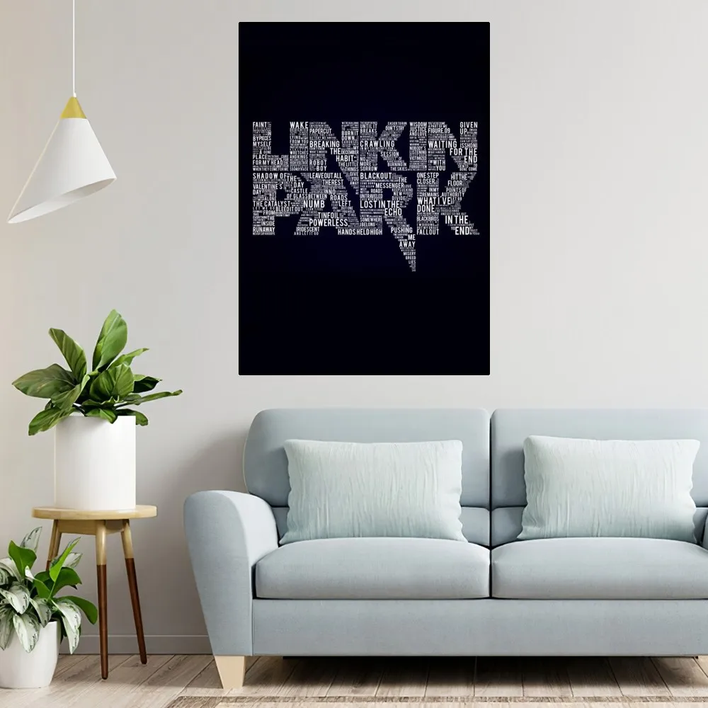 Band L-Linkin Cool P-Park Poster Home Room Decor Aesthetic Art Wall Painting Stickers