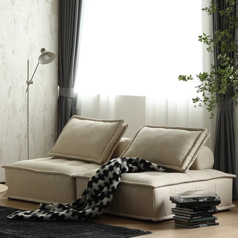 

Nordic expression Piedmont module combination square sofa Dutch genuine craftsmanship retro medieval old sofa