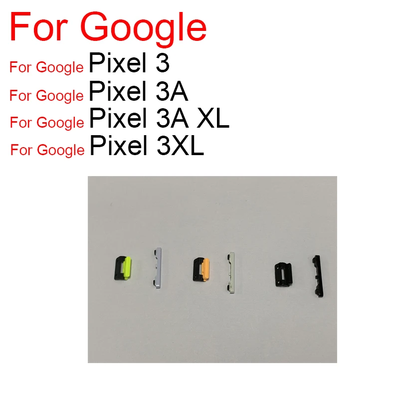 

For Google Pixel 3 3A 3XL XL ON OFF Power Volume Button Volume Power Side Key Parts