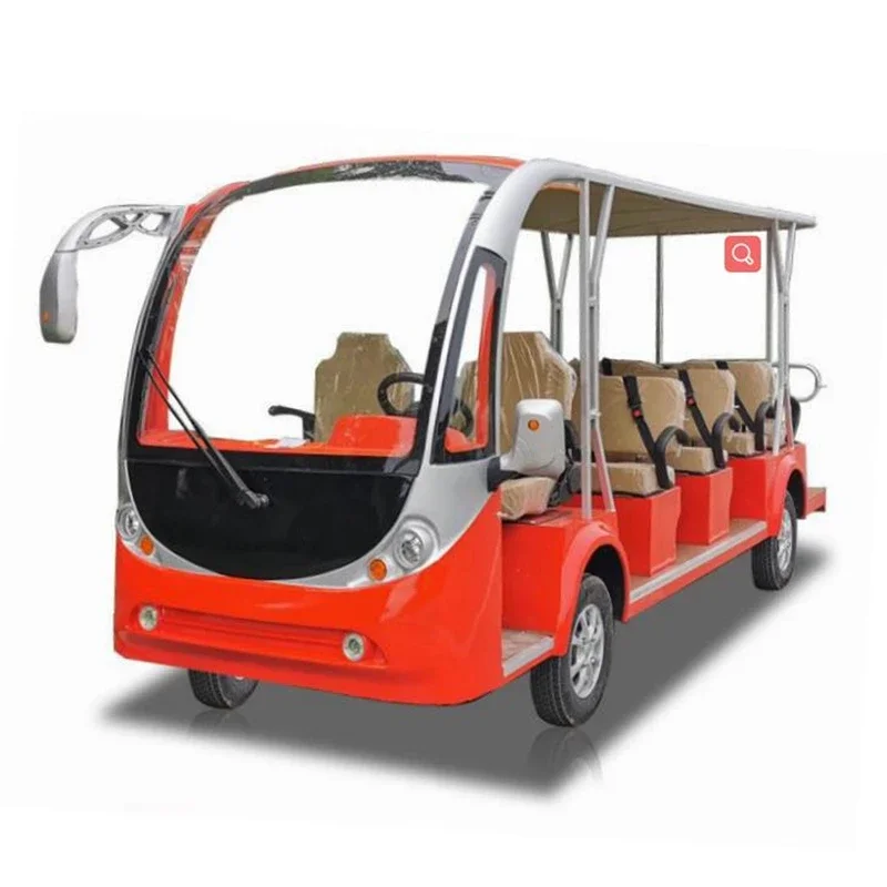 

Qingdao Raysince Custom school electric bus 14 seats Electric Tourist car with PU